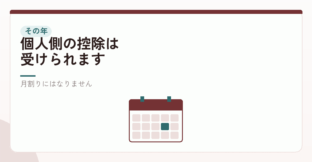 法人成りをした年は、両方を使えるを表したイラスト