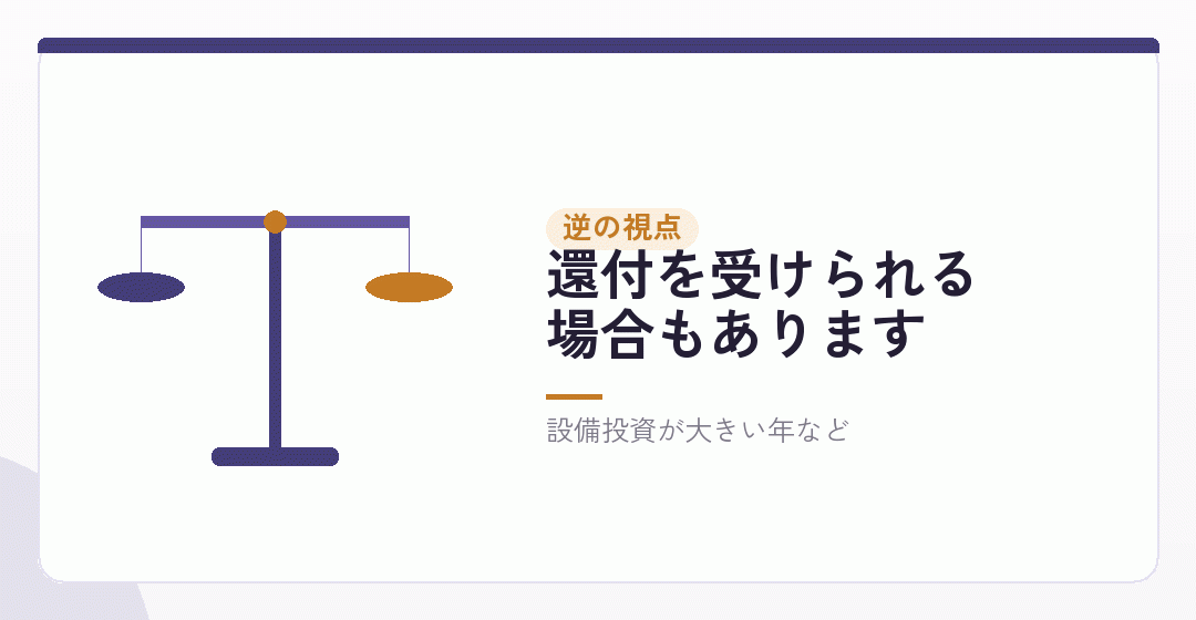 免税でいることが常に得とは限らないを表したイラスト