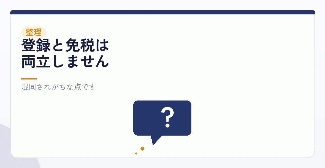 よくある思い違いを整理するを表したイラスト