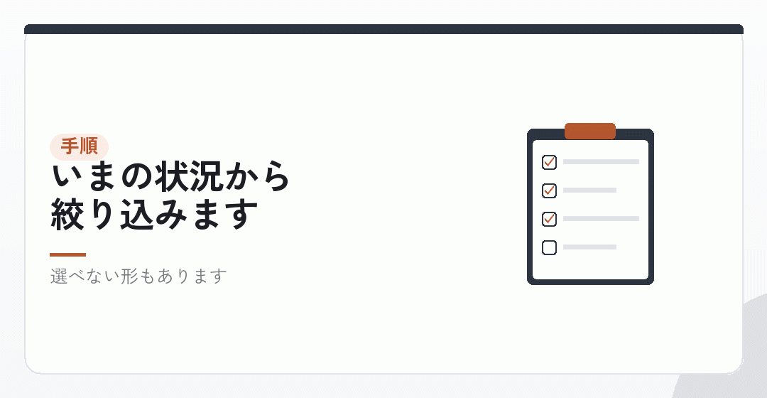 持ち方を決める順番を表したイラスト