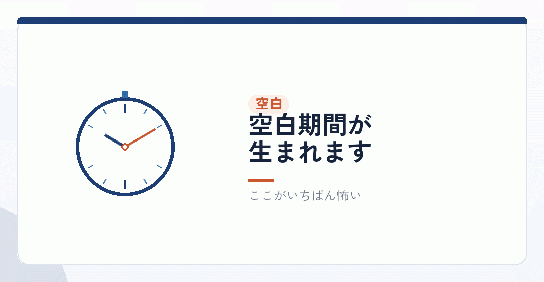 取り直しのあいだ、営業が止まるを表したイラスト