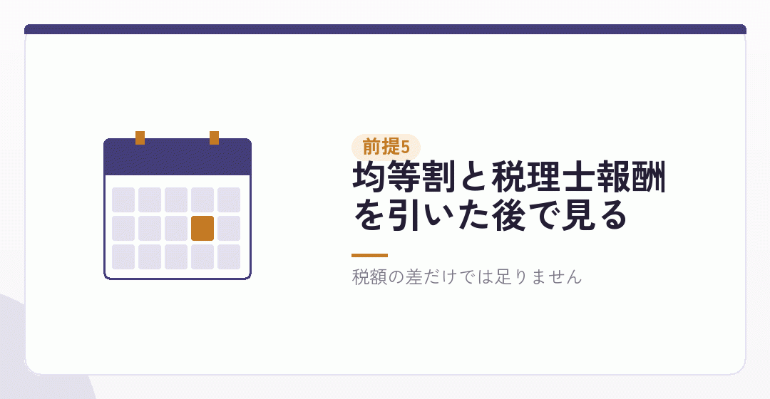 目安が立つ前提5|毎年かかる固定費を引いているかを表したイラスト