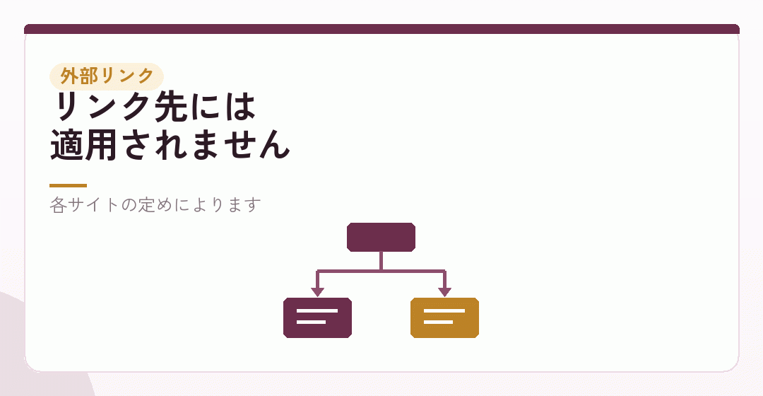 外部サイトへのリンクについてを表したイラスト