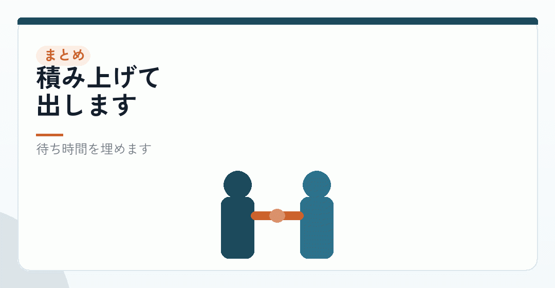 まとめ|登記は一部、全体は1か月から2か月を表したイラスト